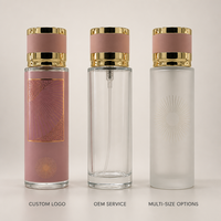 Flacon de parfum vide en gros 250 ml cylindrique avec bouchon doré, décor filigrané style arabe, flacon pulvérisateur rechargeable avec logo personnalisé