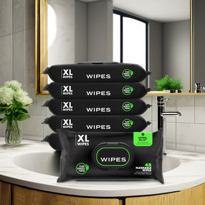 Lenços Umedecidos Descartáveis para Banheiro 100% Biodegradáveis e Flusháveis para Limpeza Doméstica Masculina - Product Image 2