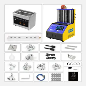 AUTOOL CT180 Intelligent Upgrade Fuel Injector Tester Cleaning Machine Injector Ultrasonic Cleaner 4-Cylinders 110V 220V für GDI