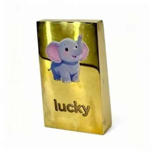 Barra Plana de Latón Pulido Personalizable con Diseño Grabado, <span class=keywords><strong>Ideal</strong></span> para Colecciones de Arte y Decoración Personalizada - Product Image 2