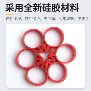 Piping <b>bag</b> silicone retaining ring, tie, butter piping <b>bag</b> securing silicone ring, rubber band, silicone <b>cable</b> tie ring, - Product Image 3