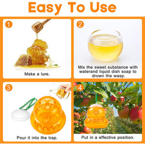 Trampa para Pulgas Eléctrica Sólida Mejorada, Reutilizable, Sostenible, para Colgar al Aire Libre, para Jardín - Product Image 3