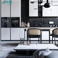 Meubles de cuisine Pratique et attrayant Fonctionnalité Qualité Style durable Tendance de la mode Armoires de cuisine modernes dans un appartement