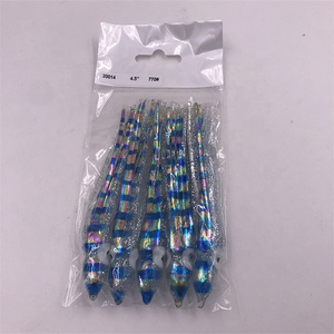 Señuelos de Pesca de Goma con Forma de Calamar de 4.5 Pulgadas y 15g, Señuelos de Pesca Suaves, Señuelos de Pesca de Pulpo, Señuelos de Pesca de Atún - Product Image 4