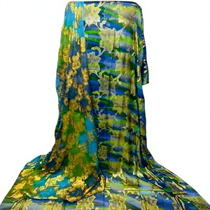 Vêtements Kanga de luxe pour femmes, viscose écologique, motif floral, manches cloche, coupe ample, tenue traditionnelle pour les occasions spéciales - Product Image 1