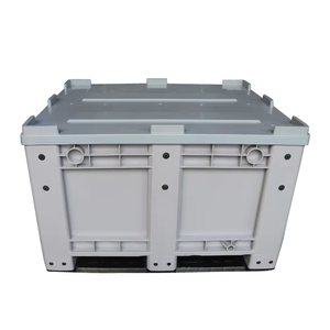 Caixa Palete de Plástico Sólido Reforçado QS para Armazenamento de Água, Tanque para Frutos do Mar, Aquicultura e Contêiner Industrial de Líquidos - Product Image 4