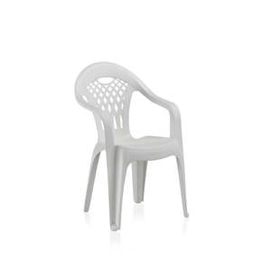Set di 6 Sedie Cancun Contemporanee, Design Funzionale e Confortevole, Sedie Impilabili per Giardini, Terrazze ed Eventi - Product Image 3