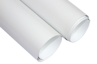 Tissu de projection en PVC DERFLEX 750gsm, tissu enduit de PVC, blanc mat