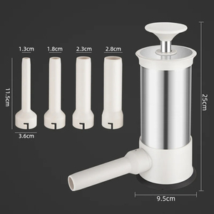 Máquina Manual de Doble Uso para Hacer Salchichas y Rellenar Albóndigas, Inyector Grande de Acero Inoxidable, Molde Casero para Cocina Doméstica - Product Image 6
