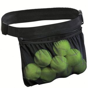 Sac banane pour balles de tennis, pochette de rangement en maille pour balles de sport, support portable pour balles d'entraînement de golf et de tennis - Product Image 2