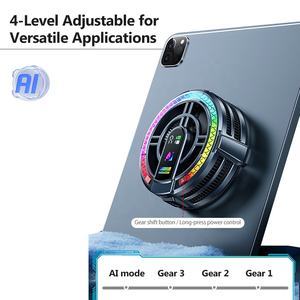 พัดลมระบายความร้อน SMONAMA TH06 แบบพลาสติกสำหรับอุปกรณ์อิเล็กทรอนิกส์ กำลังไฟ 15 วัตต์ ระบบ AI Magnetic Intelligent สำหรับแท็บเล็ตเกมมิ่ง ชนิด Type-C สำหรับ <span class=keywords><strong>iPad</strong></span> - Product Image 4