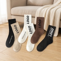 Chaussettes de sport en coton personnalisées avec logo, chaussettes athlétiques pour hommes et femmes, conception personnalisée OEM ODM, chaussettes tube sur mesure, vente en gros