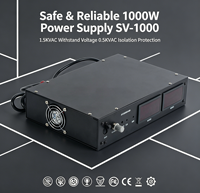 Alimentation à découpage régulée OKEY SV-1000-24 1000W 24V 41.6A à sortie unique pour éclairage LED, vidéosurveillance, imprimantes 3D et usage industriel