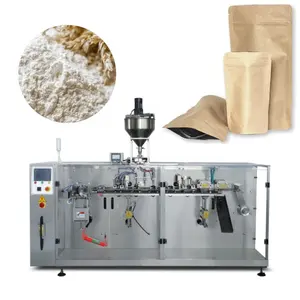 Horizontal Packing Machine with Auger Filler for a Variety of Wide Bags Handling Fluidity Powders