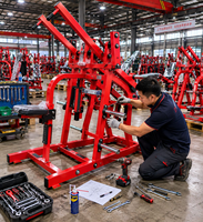 Equipo de Entrenamiento de Fuerza Comercial de Alta Calidad y Durabilidad: Máquina de Polea para Dorsales