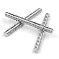 18-8 Stainless Steel 304 316 Fully Thread Stud Bolts & Black Zinc Finish Threaded Rods Metric Measurement System