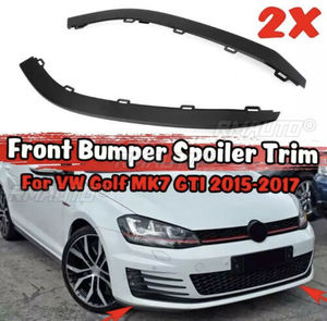 Lèvre de pare-chocs avant, déflecteur d'air inférieur, garniture de bas de caisse pour Volkswagen VW Golf MK7 GTI 2015 2016 2017 5GG8059039B9 - Product Image 1