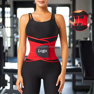 SBR เข็มขัดรัดเอวเล่นกีฬาสำหรับผู้หญิงอุปกรณ์ออกกำลังกายที่รัดเอวแบบนีโอพรีนพร้อมคุณสมบัติปรับได้สำหรับการป้องกัน - Product Image 1