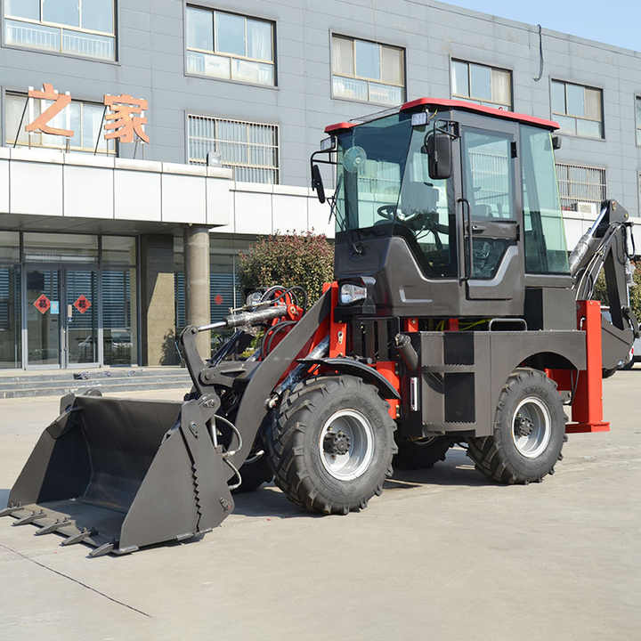 New China Mini Backhoe Loader Big Wheel Diesel Backhoe 4x4 on Sale ...