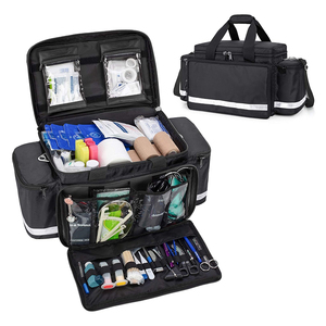 Sac de Rangement pour Traumatismes avec Diviseurs Intérieurs et Fond Anti-Rayures pour Premiers Répondants, Paramédicaux et EMT - Sac de Premiers Secours Vide - Sac de Transport Médical - Product Image 1