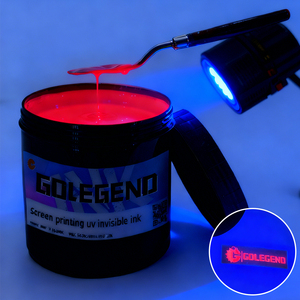 เครื่องพิมพ์ gdlegend gravure หมึกล่องหนยูวีกับ Tinta ultravioleta มองไม่เห็นสำหรับการรักษาความปลอดภัยฉลากหน้าจอหมึกพิมพ์ที่มองไม่เห็น - Product Image 5