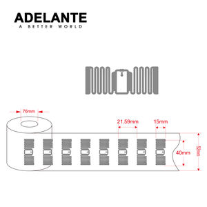 Etiqueta RFID UHF Personalizada de Longo Alcance para Rastreamento de Veículos Adesivos RFID UHF para Para-brisa - Product Image 3