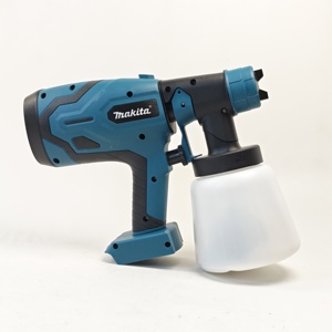 Pour pulvérisateur de peinture sans fil <span class=keywords><strong>Makita</strong></span> Style <span class=keywords><strong>18V</strong></span>, pistolet de pulvérisation électrique avec réservoir de 800 ml, 4 options de buses - Product Image 3