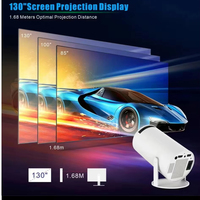 Nouveau projecteur de jeu JM300 Max 2-en-1 avec manettes, mini projecteur de jeu à bas prix, projecteur portable 4K pour cinéma maison, vidéo et films