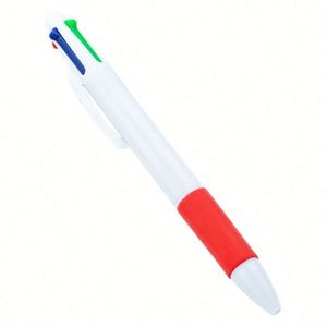 Wholesale Creative 1.0Mm Plastic Four-Color Ballpoint Retractable Multi-Color Promotional Student Marking <b>Pens</b> - Product Image 2