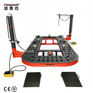 Équipement de réparation de carrosserie automobile en acier Hongtech HOT-M4 et banc de tirage pour débosselage avec soudeuse par points certifiée CE - Product Image 2