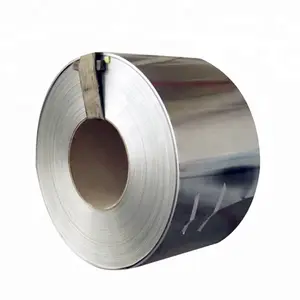 Yüksek kaliteli soğuk haddelenmiş paslanmaz çelik şerit özelleştirilebilir 0.1-0.8mm kalınlık 201 301 304 316l sınıf BA/HL paslanmaz bobin