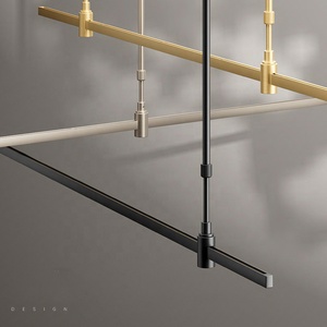 Lampadario Nordico Postmoderno Serie Moduli Semplici in Rame, Lampada Moderna Semplice per Bar e Ristoranti, Lampadario Personalizzabile Fai-da-Te - Product Image 5
