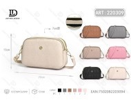 Borsa a Tracolla da Donna con Doppia Cerniera in Microfibra Pelle Sintetica Morbida per Uso Quotidiano Tutte le Stagioni - Product Image 1