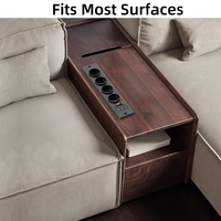 Prise de courant encastrée pour bureau, multiprise dissimulée à montage encastré avec prises CA et USB-A pour mobilier de bureau, hôtel, table de conférence