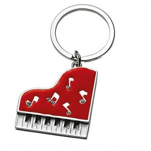 Portachiavi a Forma di Pianoforte Rosso, Categoria Prodotto: Portachiavi - Product Image 1