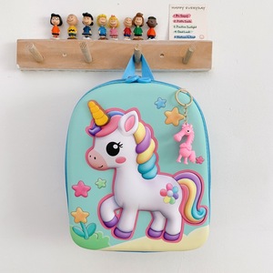 Zaino per bambini con <span class=keywords><strong>unicorno</strong></span> dei cartoni animati, carino, leggero, resistente e traspirante, per la scuola materna e l'<span class=keywords><strong>asilo</strong></span>. - Product Image 2
