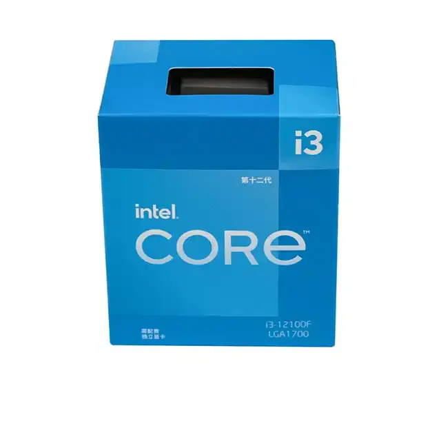 (Intel) 12th generation Core i3 12100F boxed CPU processor suitable for motherboard B660M DDR4