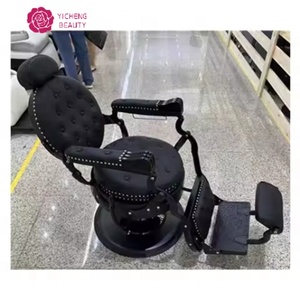 Venta al por mayor de belleza Yicheng, equipo de salón de belleza, sillas de peluquero de estilo antiguo, silla de estilismo para el cabello de China - Product Image 4