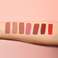 Set de 7 Labiales Líquidos Mate de Terciopelo, Larga Duración, Impermeables, Hidratantes, Resistentes a la Decoloración, Voluminizadores de Labios, Regalo Perfecto