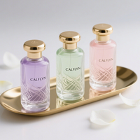 CALFLYN Parfum unisexe de luxe Pamplemousse & sel de mer EDT Parfum éthéré Eau de toilette Parfums floraux longue durée Coffret cadeau