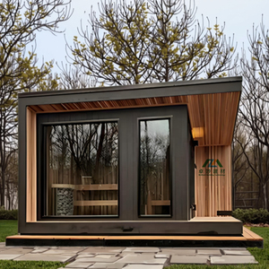 Sauna Esterna Tradizionale <span class=keywords><strong>a</strong></span> Infrarossi Lontani di Alta Qualità, Pronta all'Uso, con Pannello di Controllo Elettrico, 9KW, Capacità 2 Persone - Product Image 1