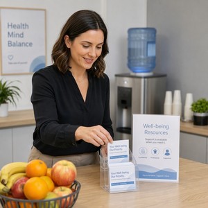 Impression personnalisée de cartes de bien-être pour hôtels et spas, cartes de table OEM avec dorure à chaud pour l'image de marque des complexes de luxe - Product Image 2