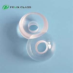 Cube de verre optique poli FELIX BK7 H-K9L avec trou pour instruments optiques et équipements médicaux - Product Image 3