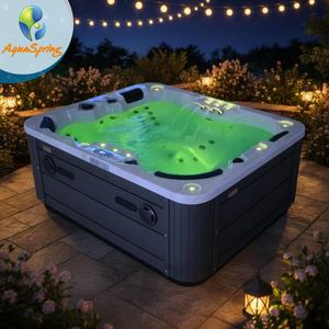 Spa de massage extérieur, <span class=keywords><strong>jacuzzi</strong></span> pour 6 personnes, petite baignoire à remous, baignoires à remous avec 2 pompes puissantes - Product Image 1