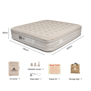 <span class=keywords><strong>Matelas</strong></span> <span class=keywords><strong>Gonflable</strong></span> 3 Places avec Pompe pour Camping Extérieur, Tapis de Couchage Pliant, Lit de Camping <span class=keywords><strong>Gonflable</strong></span> - Product Image 6