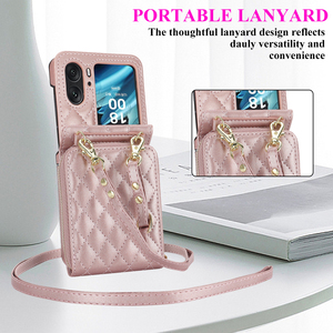 Funda de Teléfono Tipo Cartera con Ranuras para Tarjetas, Diseño INS de Cuero PU, a Prueba de Golpes, para <span class=keywords><strong>Oppo</strong></span> Find N2 <span class=keywords><strong>Flip</strong></span> y N3 - Product Image 3