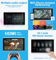 Écran tactile intelligent pour voiture Android Wifi IPS, tablette Android, divertissement pour siège arrière de voiture, moniteur d'appui-tête