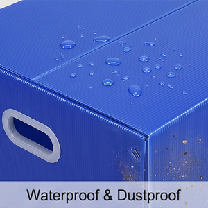 Caja de Plástico Corrugado de Polipropileno PP Resistente y Portátil, Reciclable, Impermeable, para Mudanzas - Product Image 2