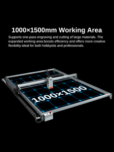 Laser cây K1 60 Wát cộng với 1000x1500 mét DIY máy khắc laser <span class=keywords><strong>CNC</strong></span> Laser <span class=keywords><strong>Engraver</strong></span> máy khắc Kim Loại với máy bơm không khí - Product Image 4