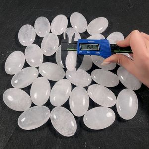 حجر كوارتز طبيعي بيضاوي الشكل عالي الجودة من هويينغ، حجر تدليك وصابون طبيعي رائج - Product Image 4